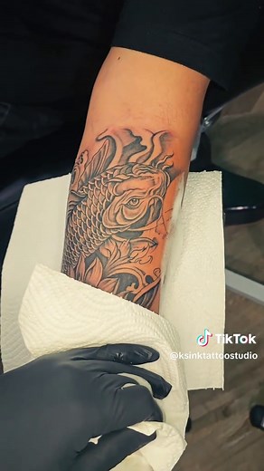 Stunning KOI Fish Tattoo Design Tutorial
