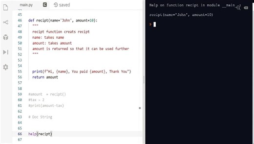 Lecture 65: Benefits of  Doc String in Python