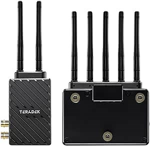 Teradek Bolt 6 LT 750 Wireless Transmitter and Receiver Deluxe Kit, Video Transmission System with Zero-Delay and 10-Bit HD Video, 3G-SDI/HDMI, Up to 4Kp30 / 1080p60, 750FT Range (Gold Mount)