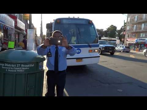 MTA New York City Bus: RTS NovaBus #4932 Whiteback Q3 ✈ @ Hillside Avenue & 187th Place!