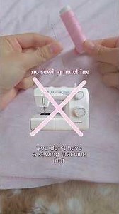 follow sewing tutorials WITHOUT SEWING MACHINE │ #sewingtutorial #sewingtips #diy #tutorial