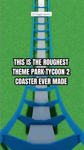 This is the roughest theme park tycoon 2 creation ever made! #themeparktycoon2