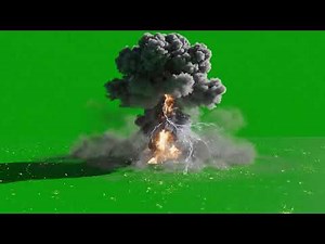 Green Screen Ground Explosion VFX 💥 | Realistic Crack Blast Effect | Chroma Key