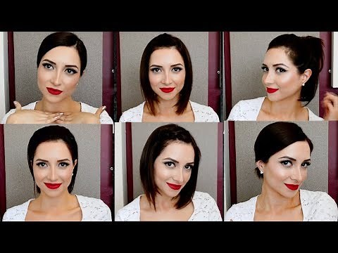 8 EASY HAIRSTYLES FOR SHORT HAIR!!!