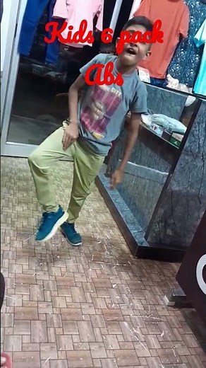 10 year old kid 6 Pack Abs💪💪