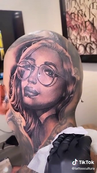 Unique Head Tattoo Designs by Orks Tattoos