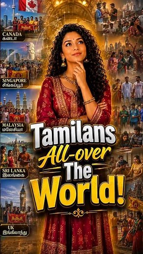 Top 5 Countries With The Highest Tamil Population! #shorts #tennsocialvlogs #viral
