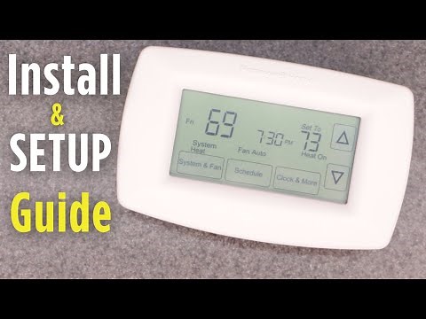 FULL Setup & INSTALL | Honeywell RTH7600D Programmable Thermostat (Complete USER Guide)