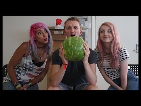 EXPLODING WATERMELON CHALLENGE! w/ LdShadowLady & Yammy!
