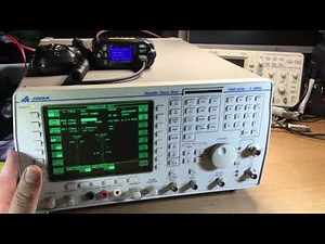 Marconi IFR 2965 radio tester demo & live radio transceiver testing full radio testing demonstration