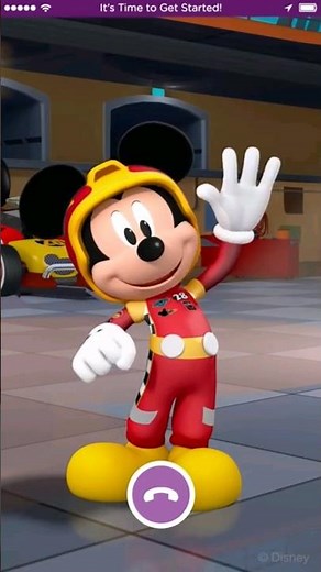 Mickey mouse calling