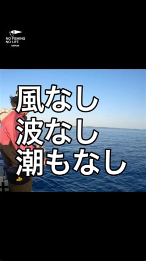 [Amberjack Jigging] No wind, no waves, no current. An insurmountable "wall" #fishingboatnofishing...