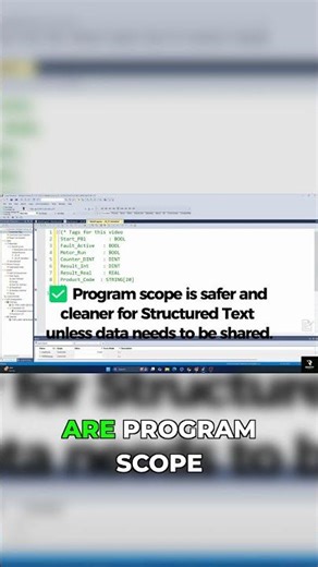 Program vs. Controller Scope: PLC Tags Explained!