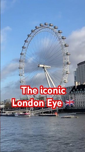 London's Most Iconic Landmark, the London Eye #london #travelguide #traveltips