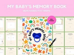Baby Memory Book – First 5 Years Keepsake Journal (digital PDF) - Etsy Canada