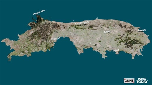 The Aravalli you’ve never seen: 3D maps reveal a vanishing mountain range