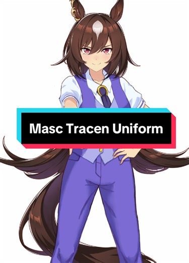 I saw a post by @♡Digitan♡ about how some more masculine umamusumes look a little off with the skirts, so I decided to take matters into my own hands. the vest design was inspired by the colourblock style of the normal tracen blouses. Anyone is welcome to use this design for their own work, just give me proper credits for the design and tag me in the caption :) #umamusume #edit #umamusumeedit #prettyderby #fypシ