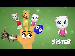 Talking Tom Finger Family Song | Tom cat | Finger Family rhyme