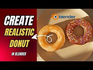 Blender Beginner to Intermediate Tutorial | Create a Realistic Glazed Donut [Full Course]