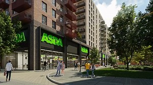 Asda is building a 1,500-home urban village in west London