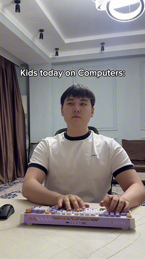 Kids Today Using Computers — Nostalgia About Old Tech