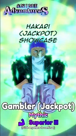 Evo Hakari (Jackpot) Showcase | Roblox | Anime Adventures #roblox #showcase #animeadventures #jjk