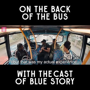 Riding the bus back in the day could get a little stressful. Join Rapman and the Blue Story cast at the back of the bus to talk about movies, mental health and genetic mutations. | BBC Three