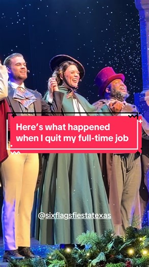 Here’s what happened when I quit my full-time job #actor #theatre #themepark #casting #reel @sixflagsfiestatexas