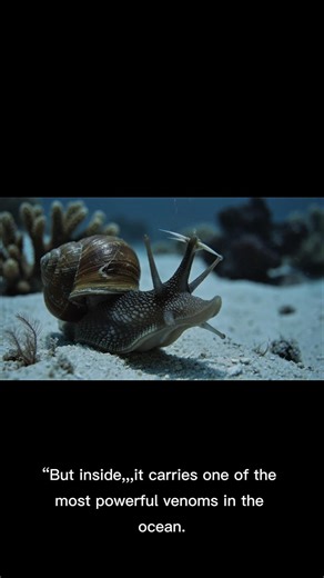 The venomous Cone Snail #conesnail #venom #ocean #deadlyencounter