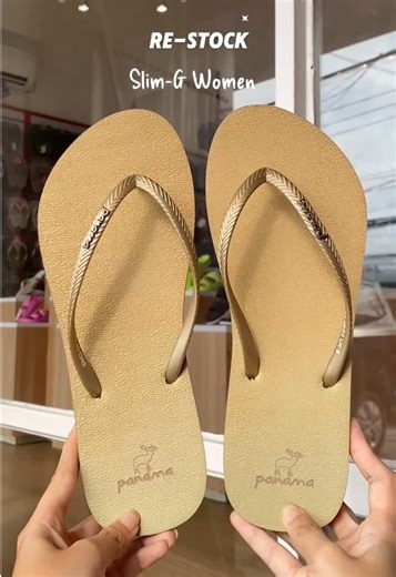 Panama Slim-g Women Gold Footwear Collection