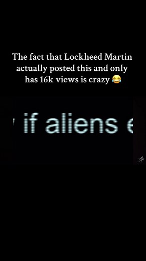 At this point theyre not even denying it… #lockheedmartin #skunkworks #aliens #reverseengineering #uap #disclosure #uapd