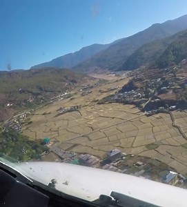 Extreme Appr Paro Bhutan | Just Planes