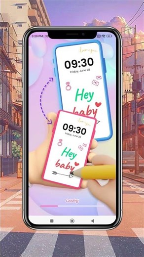 Draw LIVE on Your Partner’s Phone |Best Lockscreen Drawing App for Couples #trendingreels #viralreel