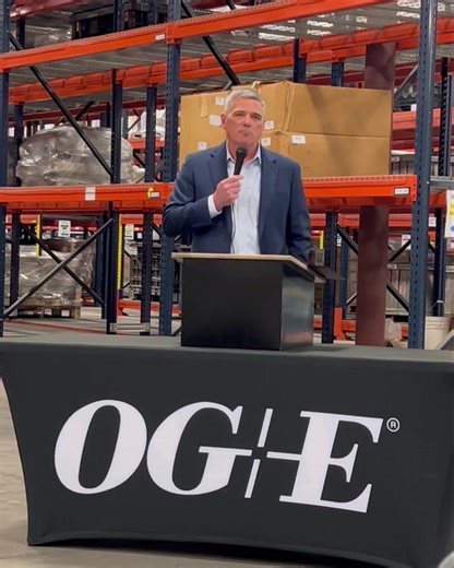 On Thursday, Oklahoma Gas & Electric leaders gathered with Woodward and Regional community and business leaders to celebrate the official opening of the new OG&E service center in Woodward industrial Park. | Woodward News