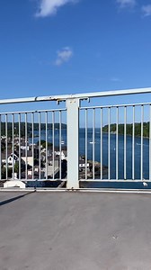 POV: Leaving the island… but not the feeling. Rolling across the Menai Suspension Bridge (Pont Grog y Borth), where cast iron meets sea breeze and history hangs in the air. Built in 1826 by the great Thomas Telford, it was the world’s first major suspension bridge — soaring 30 metres above the Menai Strait (Afon Menai) to let tall ships pass below. What once linked London to Dublin now carries us from Ynys Môn back to the mainland, past centuries of stories forged in stone and steel. Almost two 