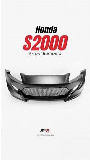 This front bumper takes your S2000 to the next level!