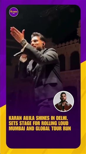 Karan Aujla’s Surprise Delhi Appearance 🔥 | Rolling Loud Mumbai Takeover!