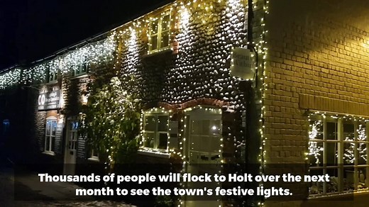 26K views · 317 reactions | Here's a glimpse of this year's Holt Christmas Lights to get you in the festive mood! | North Norfolk News | Facebook