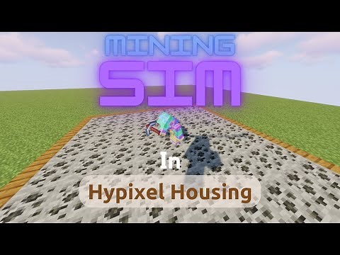 Create MINING SIMULATOR Step-by-Step Guide! | Hypixel Housing Guide