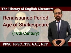 Part 1 | Renaissance Period | Elizabethan Age | History of English Literature | by Muhammad Tayyab