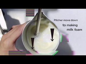 Latte Art - Making a great milk foam for latte