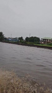 Long bridge, Lagos Ibadan expressway, flooded after heavy downpour today, June 6. | News Direct