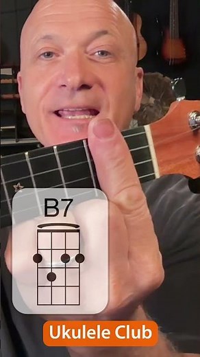 B7 Chord on Ukulele