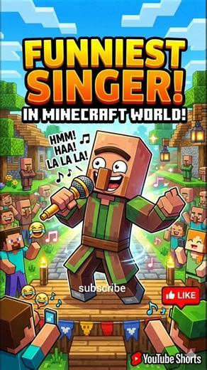 Minecraft’s Funniest Singer Ever! 🤣🎶