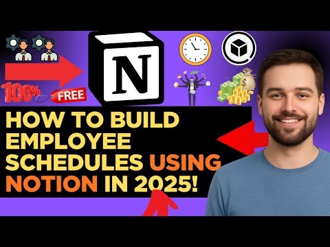 How to Build Employee Schedules Using Notion in 2025!