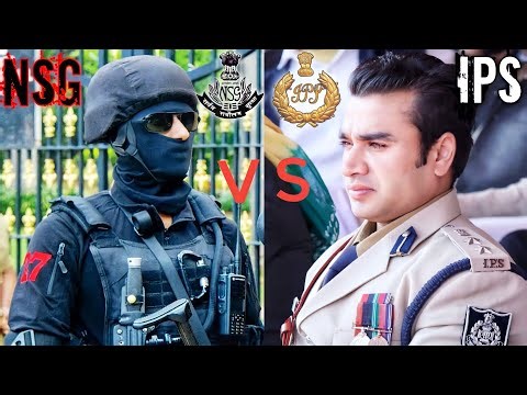 NSG vs IPS : Black Cat Commando vs IPS Officer