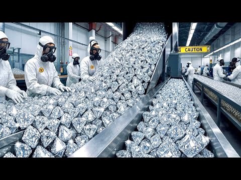 HOW DIAMONDS ARE MADE 💎 | INDUSTRIAL PROCESS 🏭