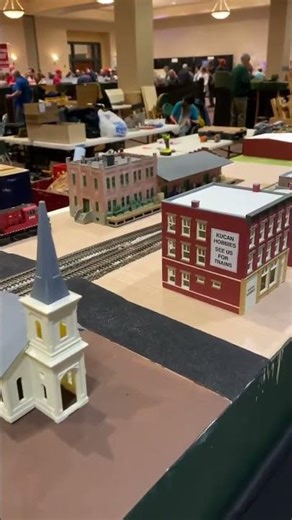 Mini Train Set Town #train #railroad #shorts