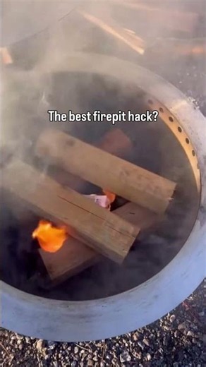 The easiest way to start a firepit | Pull Start Fire