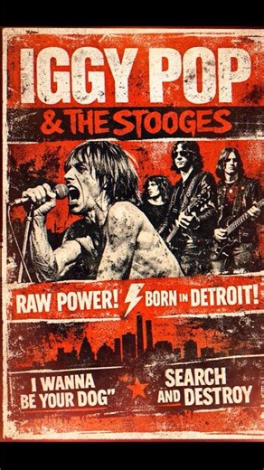 Iggy Pop & The Stooges: The Raw Birth of Punk Rock 🔥